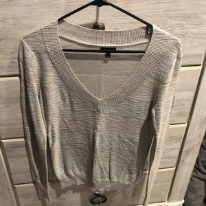Express V Neck Sweater